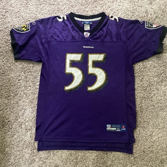 Youth size XL Baltimore Ravens Jersey Suggs #55 - Picture 2 of 5